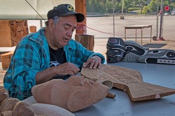 Port Alberni First Nation Artists, carving gallery