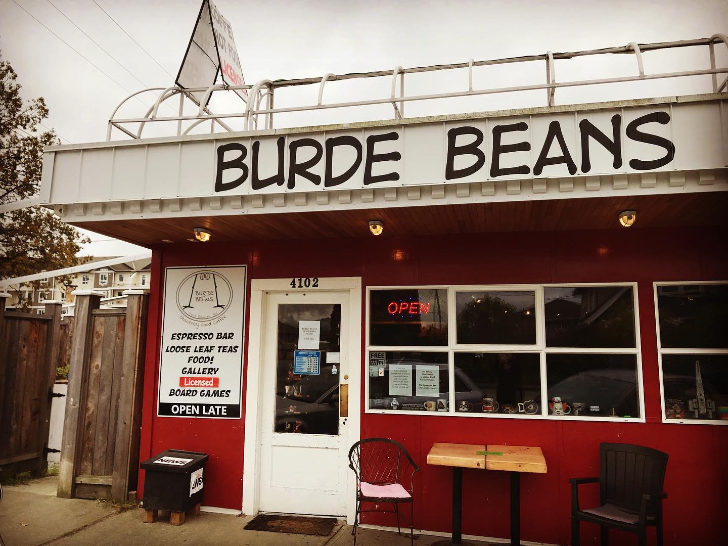Burde Beans, Port Alberni
