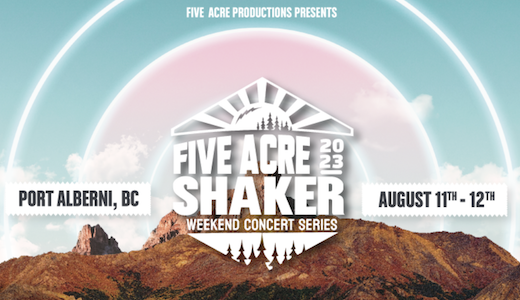 Five Acre Shaker Music Festival in Port Alberni, Alberni Valley