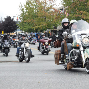 Toy Run in Charity Event in Port Alberni. Alberni Valley