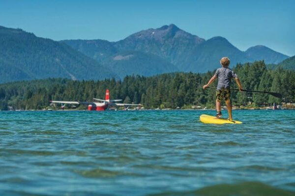 sproat lake SUP, Vancouver Island summer activity