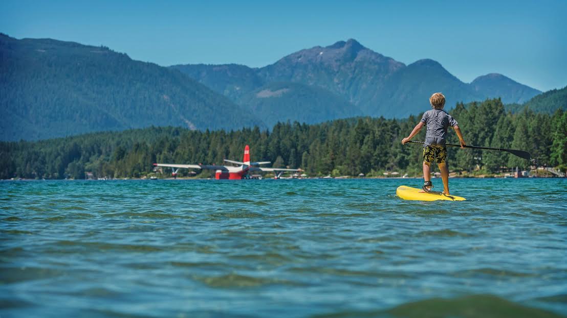 sproat lake SUP, Vancouver Island summer activity