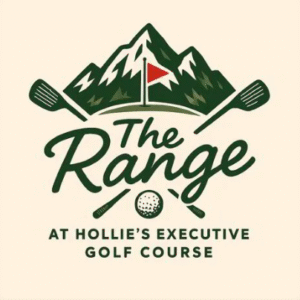The Range, Hollies Executive Golf Course Logo