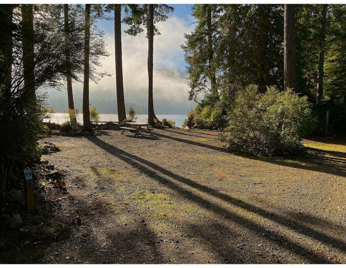 Macktush Campsite, located in the Alberni Valley