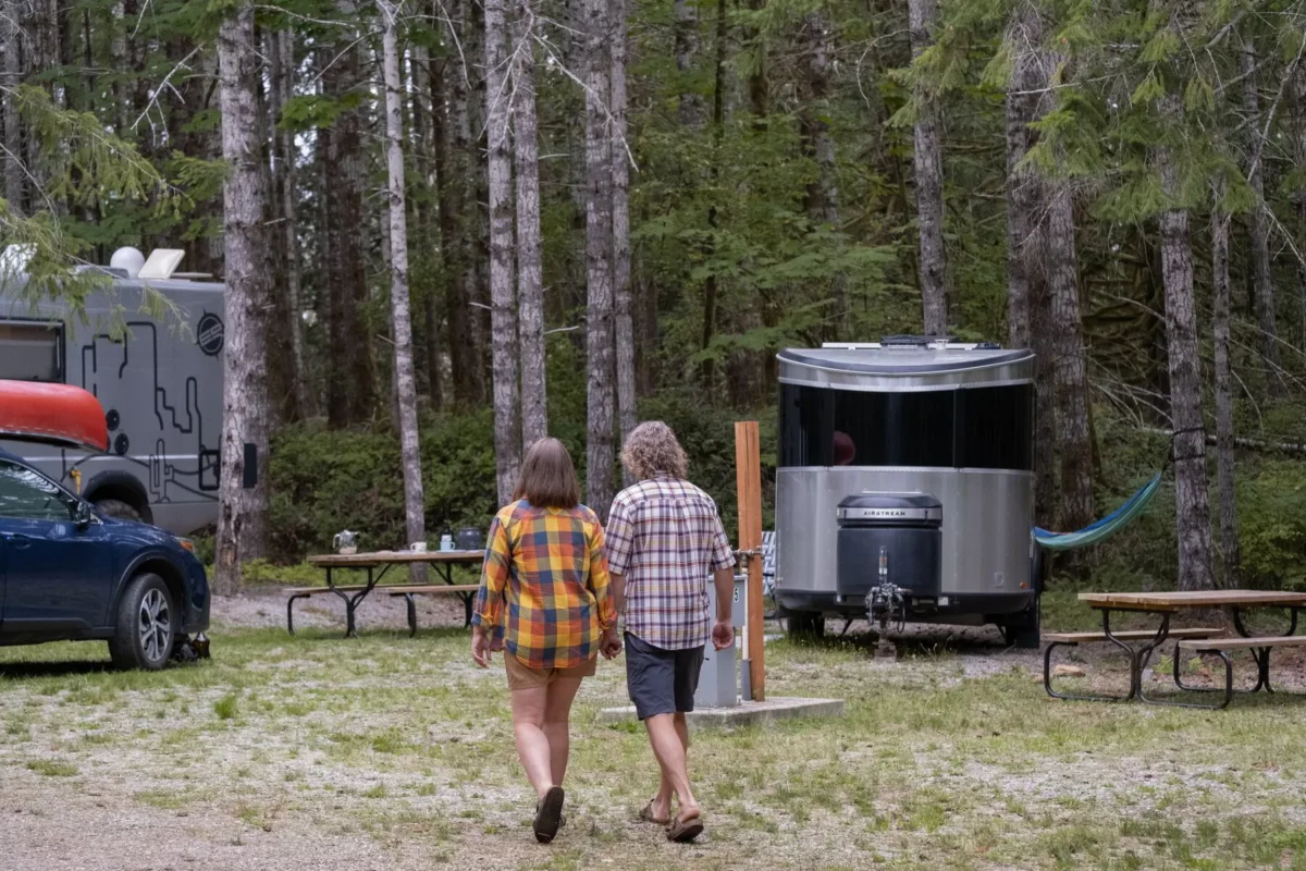 Mclean Mill Campground at the Historic Mclean Mill in Port Alberni