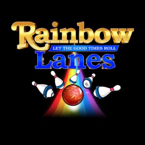 Rainbow Lanes Bowling Logo, Port Alberni, Alberni Valley