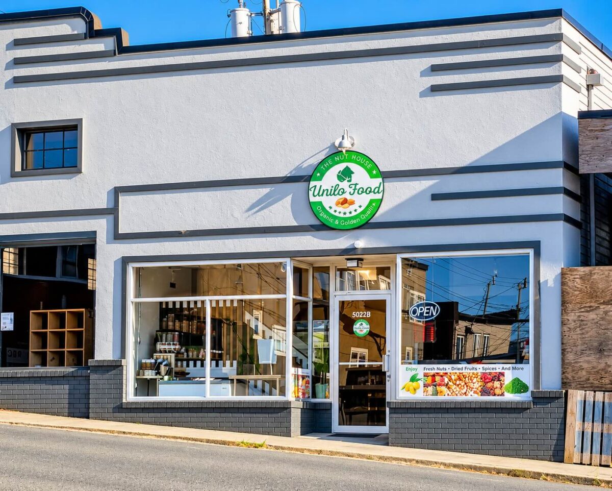 Unilo Food specialty grocery store on Argyle Street in downtown Port Alberni.